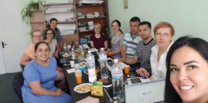 Group of people from Diakonissalaitos working on the new project to support Roma women